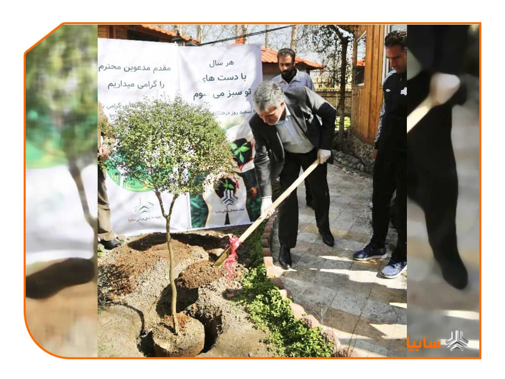 در آستانه روز درختکاری و هفته منابع طبیعی صورت گرفت؛ ترویج درختکاری در گروه خودروسازی سایپا